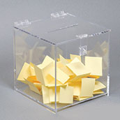 Acrylic Cube Suggestion Box - Small