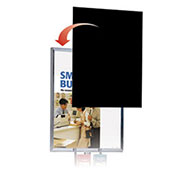 22w x 28h Black Acrylic Backer for Poster Stands