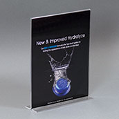 Clear Acrylic Sign Holder - Vertical