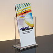 Single Pocket Literature Holder - 4w