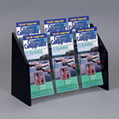 Tiered Literature Holder with Angled Sides - 4w