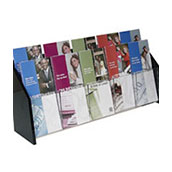 Wall Mount Tiered Literature Holder - 4W