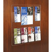 Wall Mounted Sign and Brochure Holder