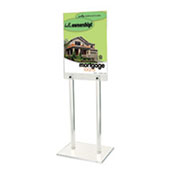 Clear Acrylic Floor Poster Stand