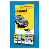 Non-glare Acrylic Wall Mount Poster Holder with Brochure Pockets