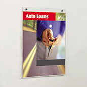 Wall Mount Acrylic Sign Holder