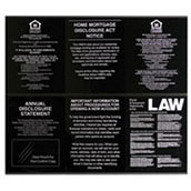 Economy Wall Frame for 6 Acrylic Mandatory Signs