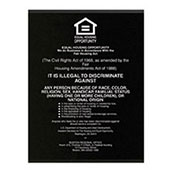 Economy Wall Frame for 1 Acrylic Mandatory Sign