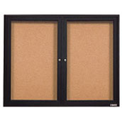 Deluxe Radius Frame CORK Bulletin Board - 48x36