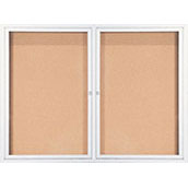 Indoor Aluminum Framed Bulletin Board - 48x36