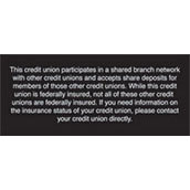 Shared Branch Network 1-Sided Decal (Notice Only)