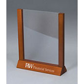Wood Countertop Sign Holder - 8.5w x 11h