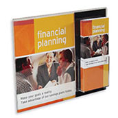 Acrylic Wall Sign Holder with Brochure Pocket