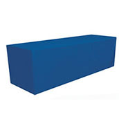 8ft Polyester Fitted Table Cover - Blank