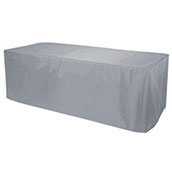8ft Standard EZ Clean Fitted Table Cover - Blank