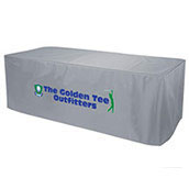 8ft Standard EZ Clean Fitted Table Cover - Full Color Imprint
