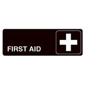 First Aid Acrylic Facility Sign - 9w x 3h