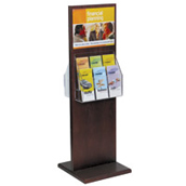 2-Sided Floor Sign-Literature Display - 14x11