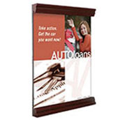 22x28 Poster Wall Frame with Maple Rails