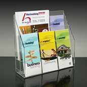 Adjustable Tiered Literature Holder - 4w to 8.5w