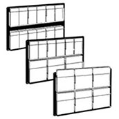 Wall Mount Adjustable Literature Holder - 6-12 Pockets