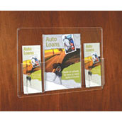 Acrylic Wall Mounted Sign and Brochure Holder