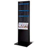 Contemporary Floor Display with 22x36 Rate Display