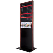 Traditional Floor Display with 22x28 Rate Display