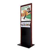 Traditional Floor Display with Poster Holders