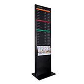 Contemporary Floor Display with 22w x 48h Rate Display(s)
