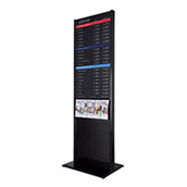 84h Kiosk with (2) Magnetic Poster Holders