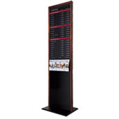 1-Sided Traditional Floor Display with 22x48 Rate Display