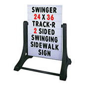 Sidewalk SWINGER Changeable Message Sign