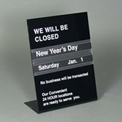 Perpetual Holiday Countertop Sign - 8.5w x 11h