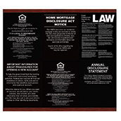 Metal Frame with Accent Rails for 6 Magnetic Signs