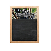 Oak Frame Wall Chalkboard - 18w x 24h