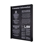 22w x 32h Frame for 4 Sub-Surface Magnetic Signs w/header