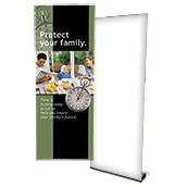 Replacement 31.5w x 84.5h Banner for Sidewinder Banner Stand