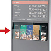 5-Pocket Acrylic Brochure Holder