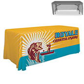 6ft Economy Polyester Table Throw - Dye-Sub Full Bleed