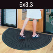 Waterhog Grand Premier Half Oval Mat - 6x3.3