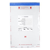 Tamper Evident Deposit Bags - 20x28 Clear - Class H -100 bags