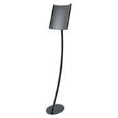 Eclipse Concave Floor Sign Holder - 8.5x11