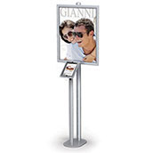 iPad Interactive Floor Display - Round Base