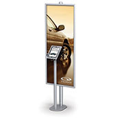iPad Interactive Floor Display - Round Base