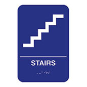 Stairs Acrylic ADA Compliant Sign - 6w x 9h