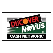 Placard Sign - Discover Novous Cash Network Logo