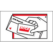 Placard Sign - NYCE ATM Deposit Logo