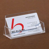 Economy Single Pocket Business Card Holder
