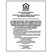 Equal Housing Opportunity (Spanish) - Digital Print